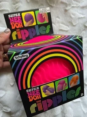 Needoh Ripples Pink Schylling | Toys | New Needoh Super Ripples Pink Super Size Squishy By ...